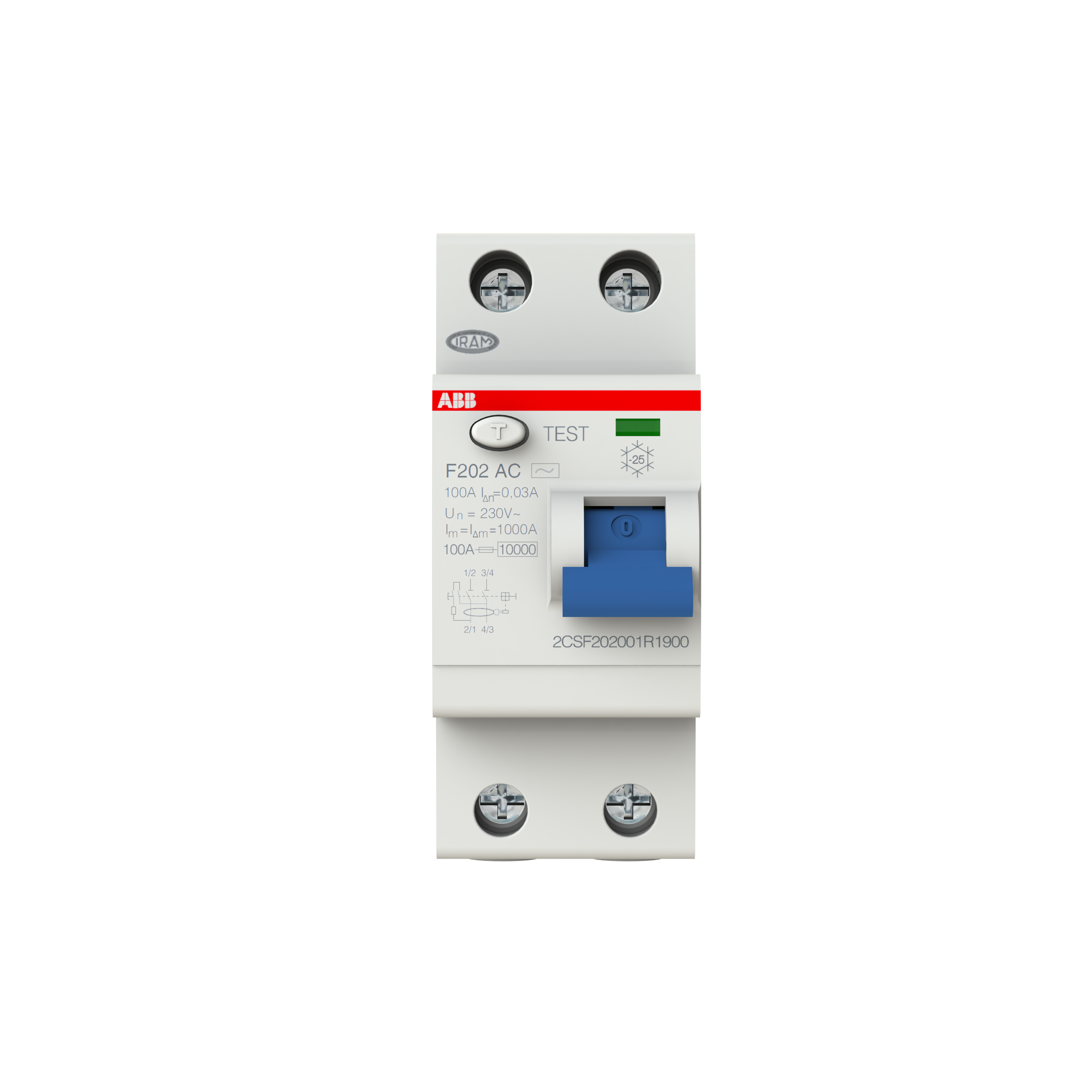 ABB 2CSF202001R1900 F202 AC-100/0.03
