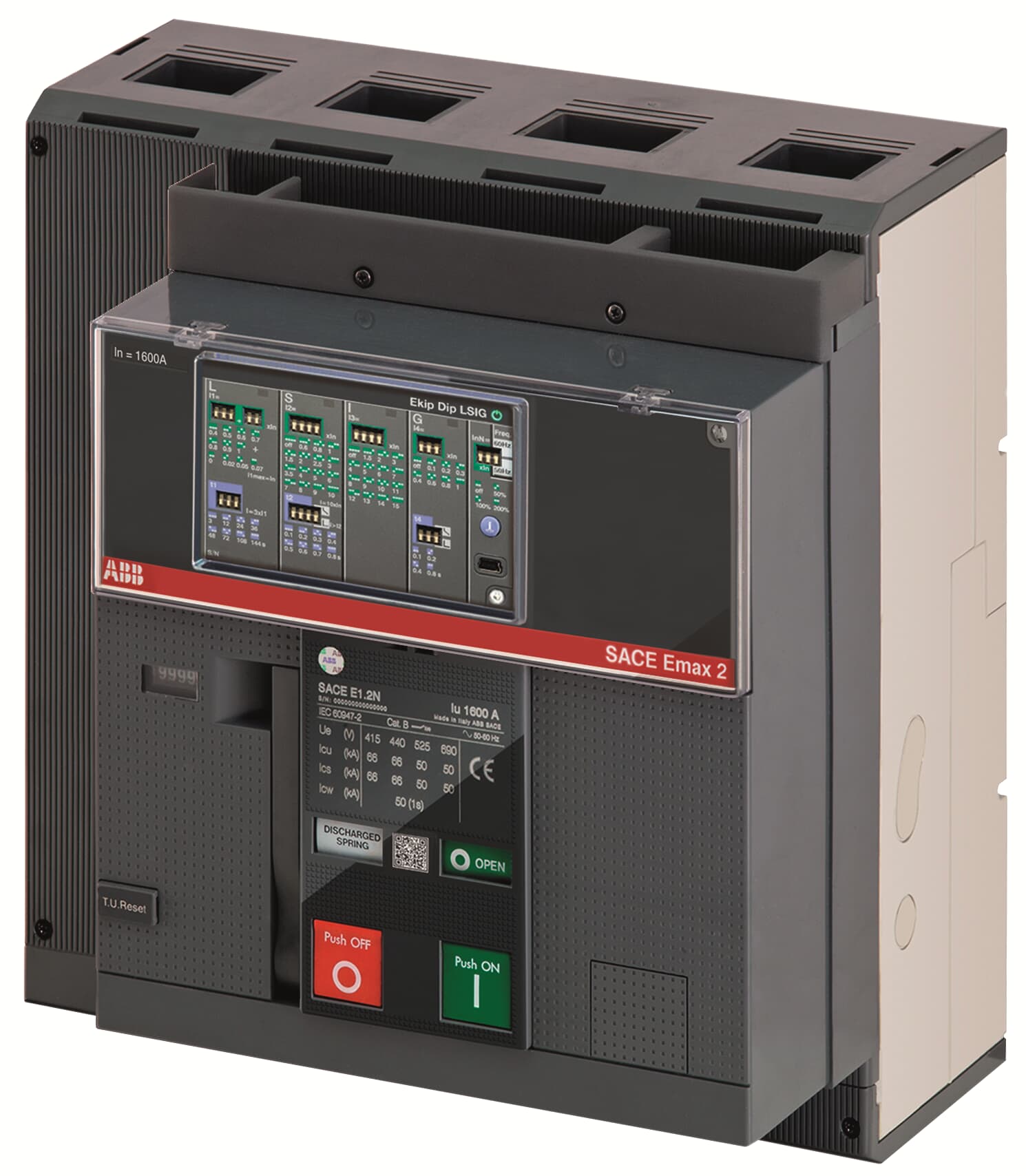 ABB 1SDA071491R1 E1.2B 1600 Ekip Dip LI 4p F F