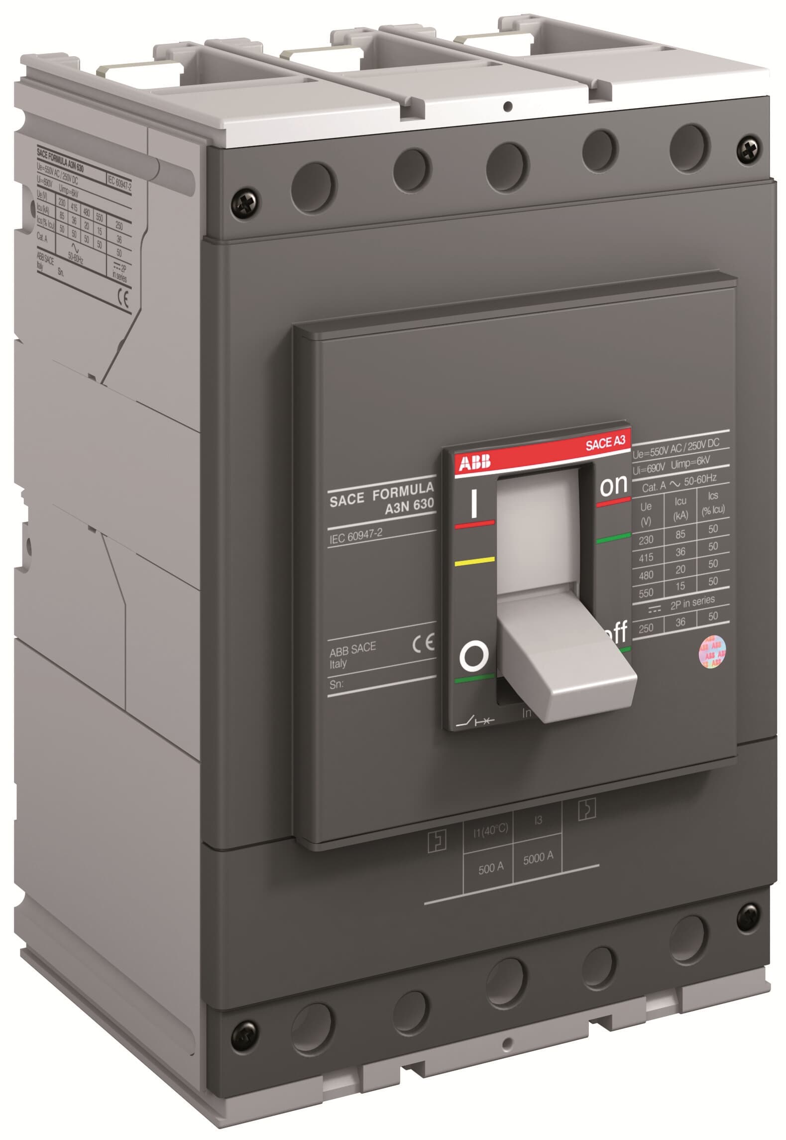 ABB 1SDA066567R1 A3S 630 ELT-LI In=630 3p F F