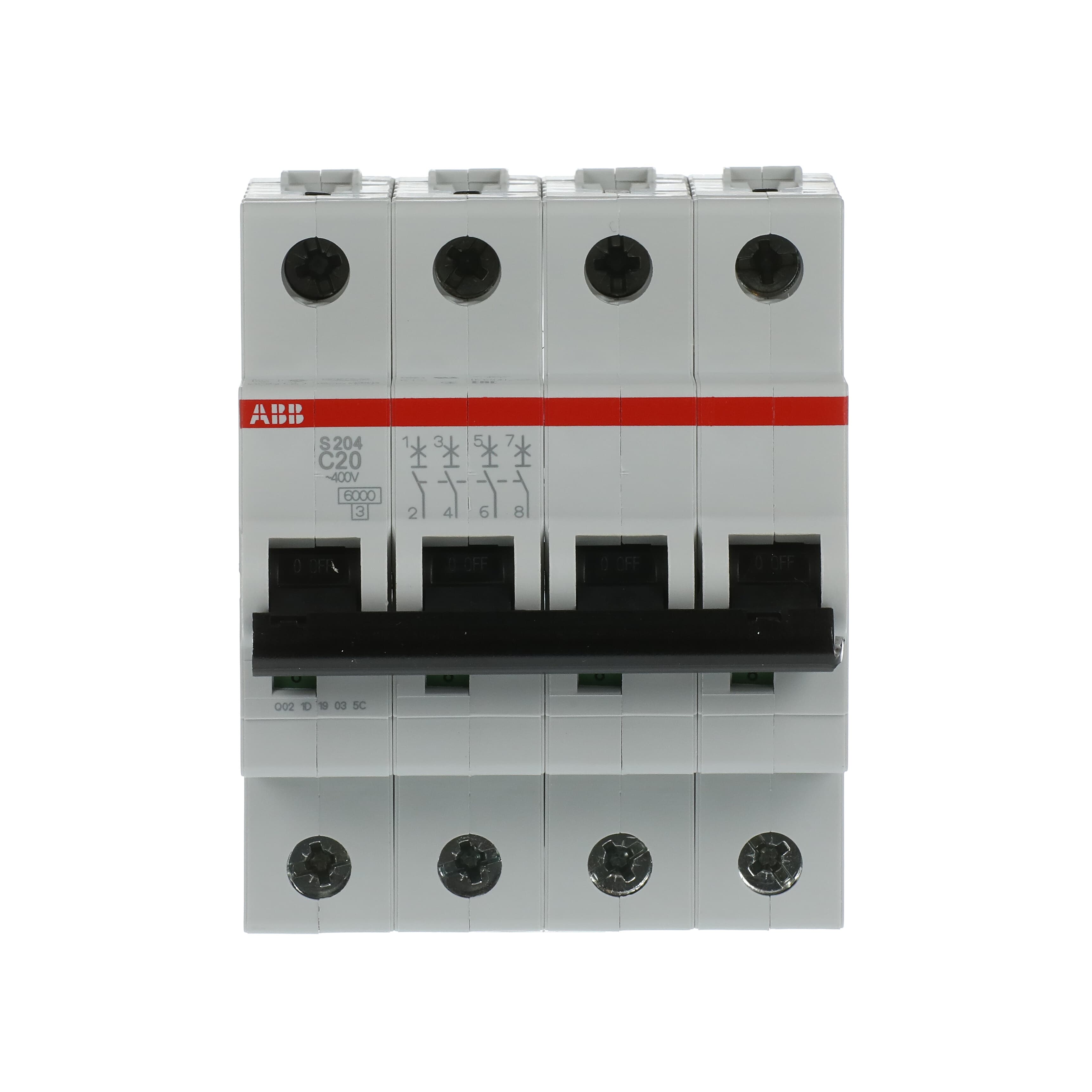 ABB 2CDS254001R0204 S204-C20