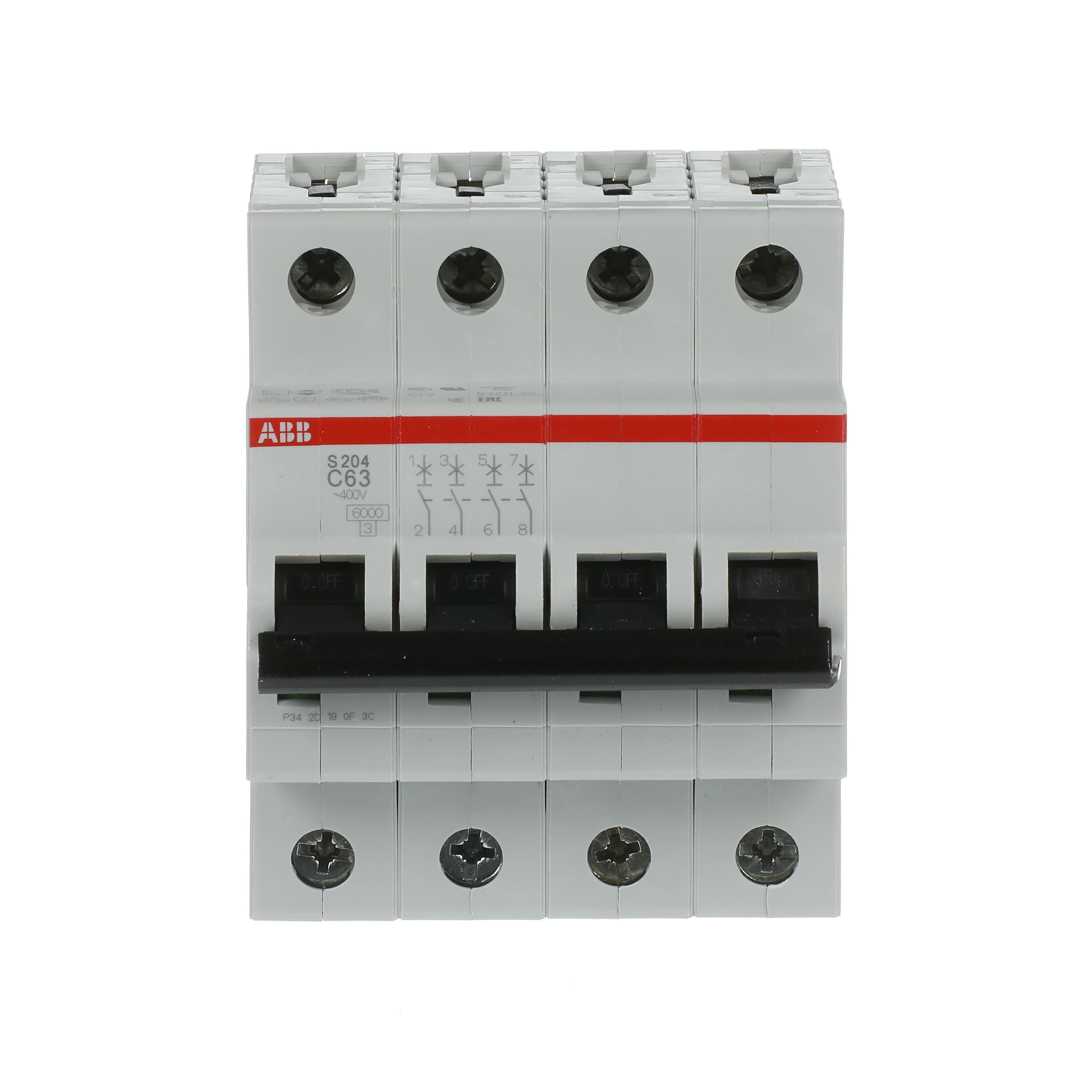 ABB 2CDS254001R0634 S204-C63