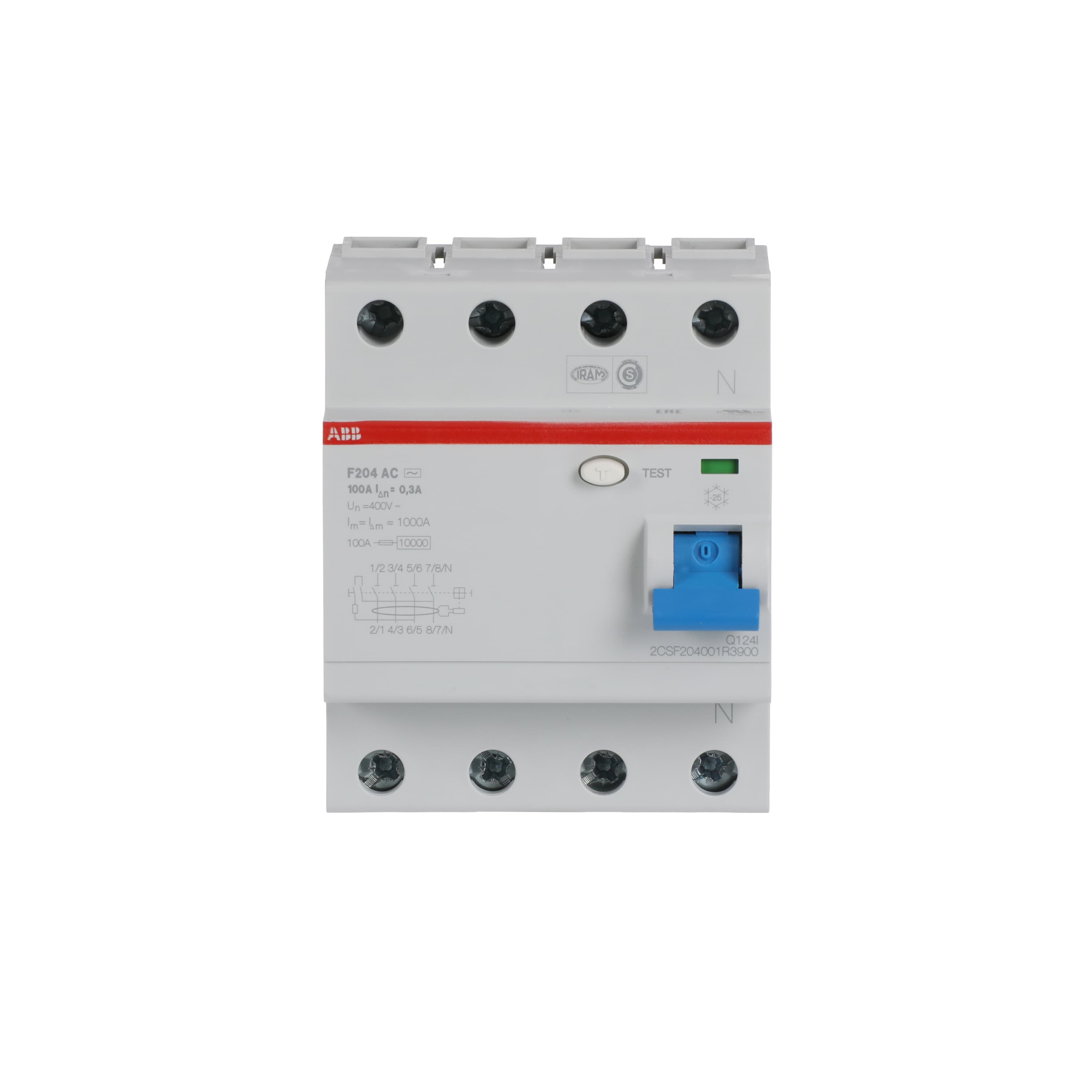ABB 2CSF204001R3900 F204 AC-100/0.3