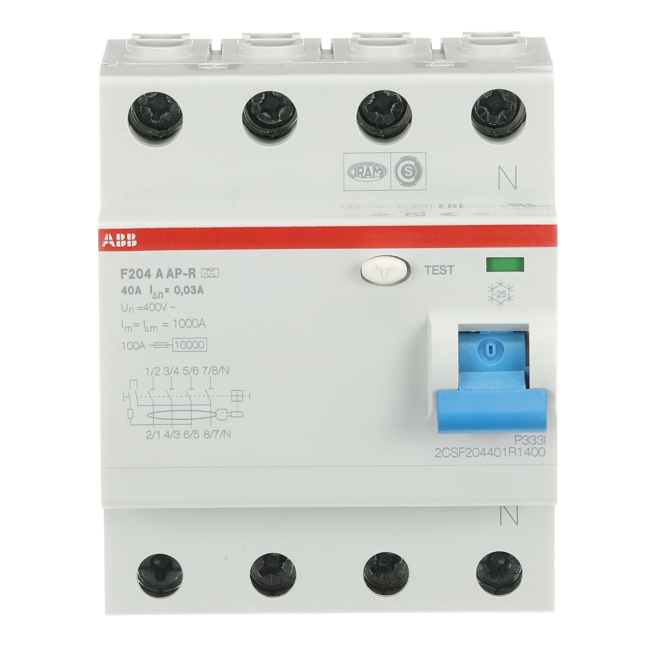 ABB 2CSF204401R1400 F204 A-40/0.03 AP-R