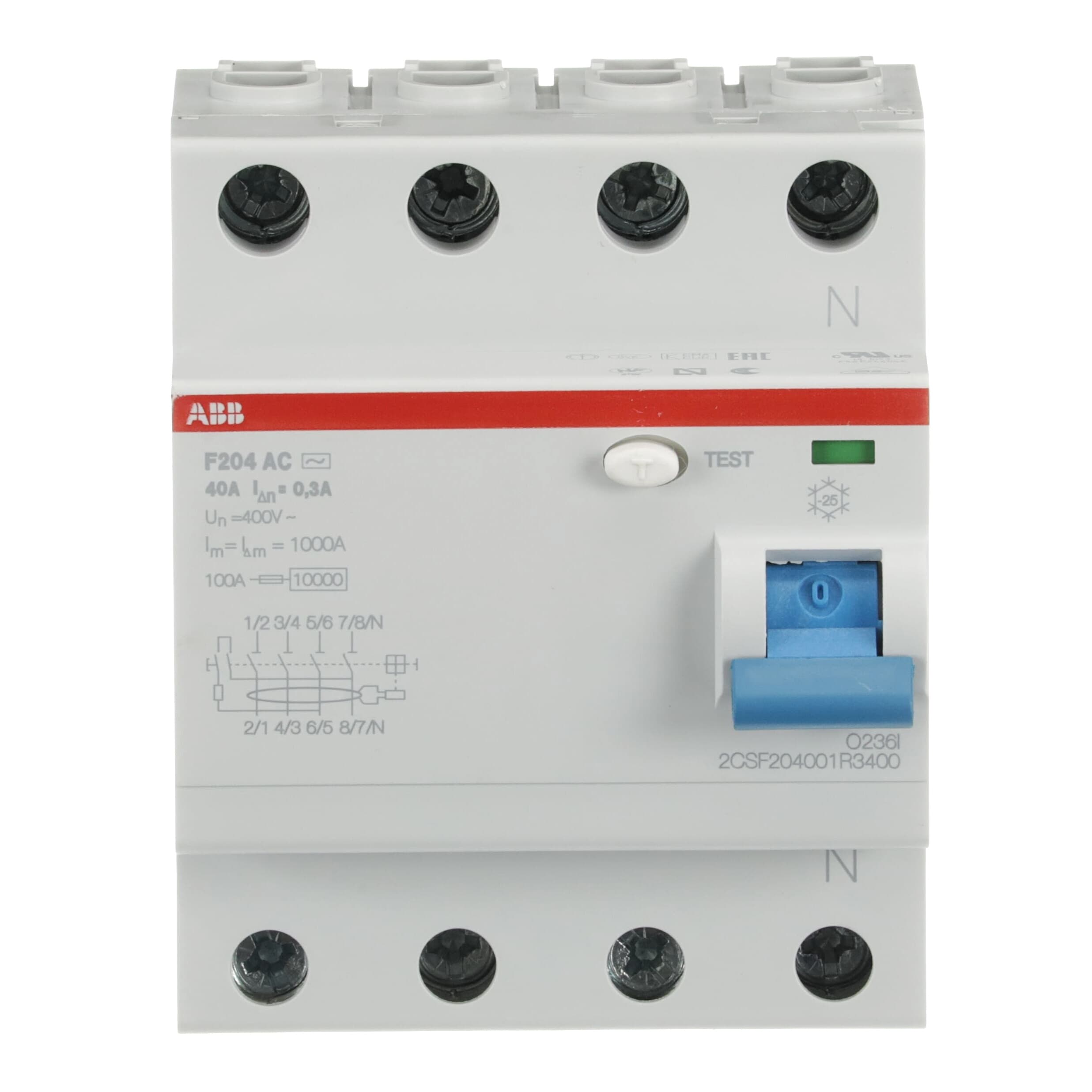 ABB 2CSF204001R3400 F204 AC-40/0.3