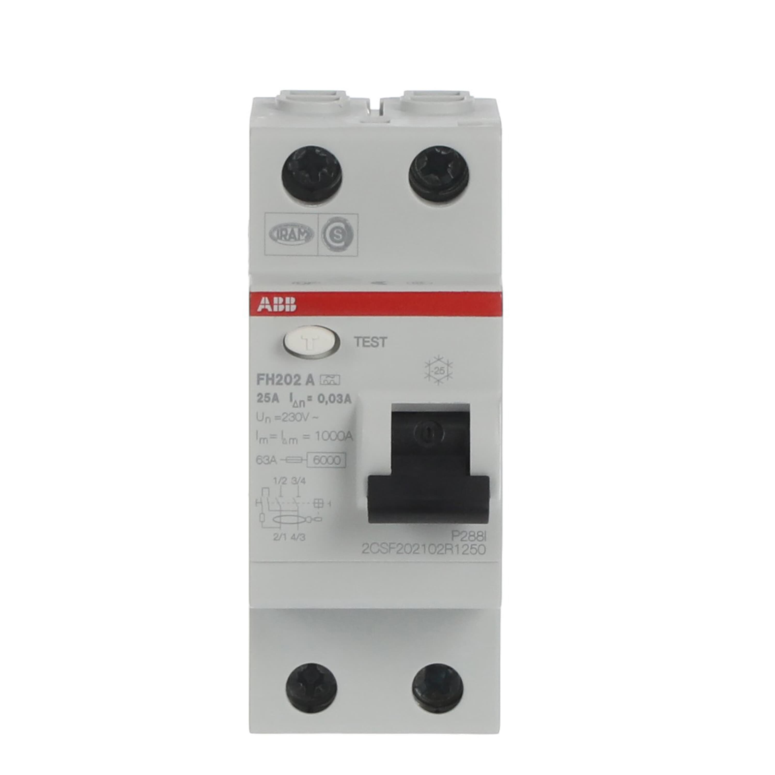 ABB 2CSF202102R1250 FH202 A-25/0.03