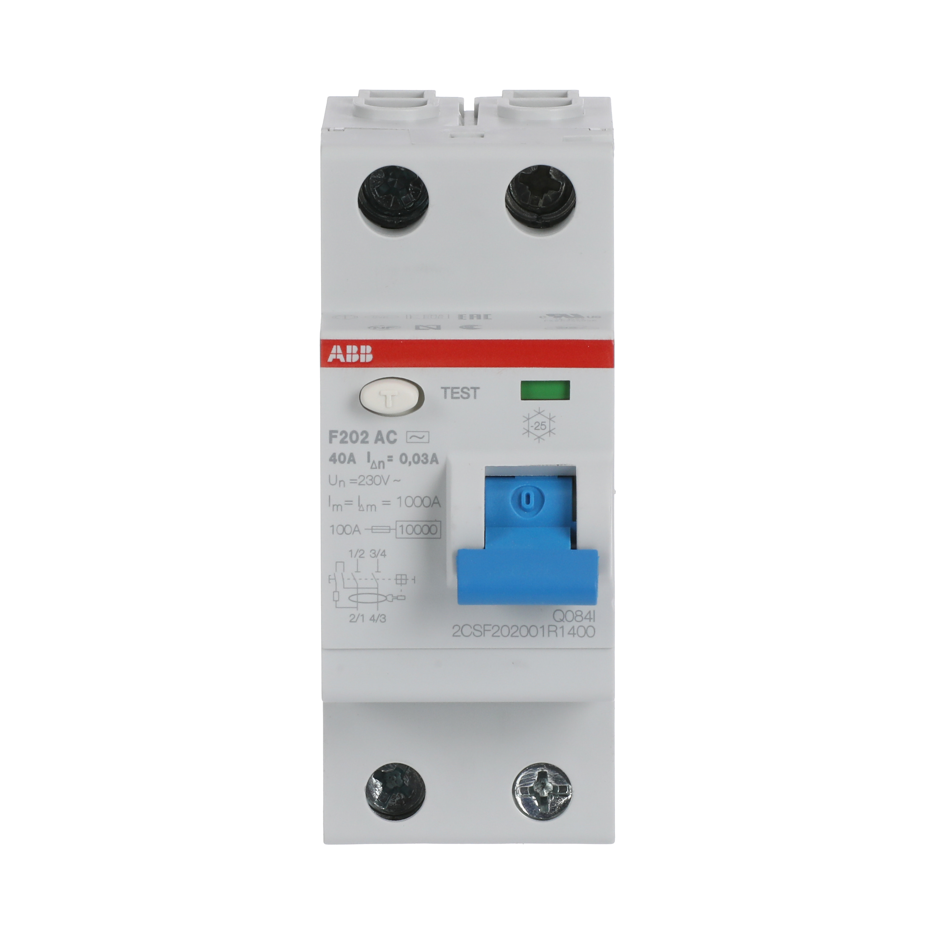 ABB 2CSF202001R1400 F202 AC-40/0.03