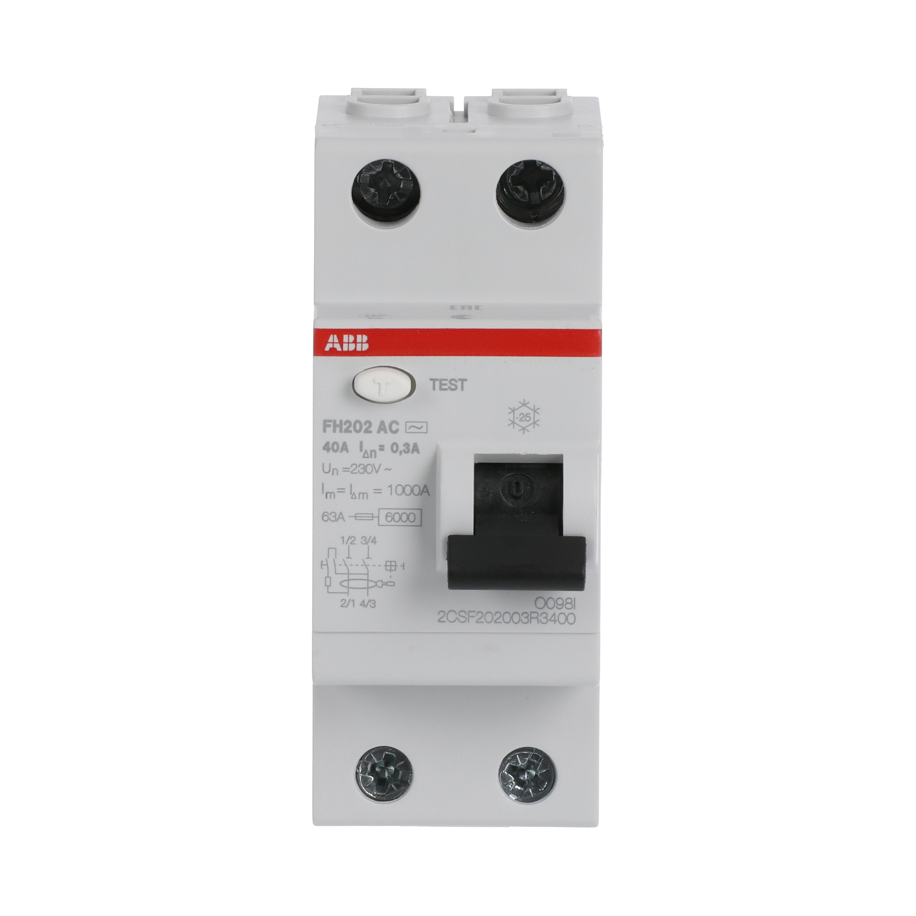 ABB 2CSF202003R3400 FH202 AC-40/0.3