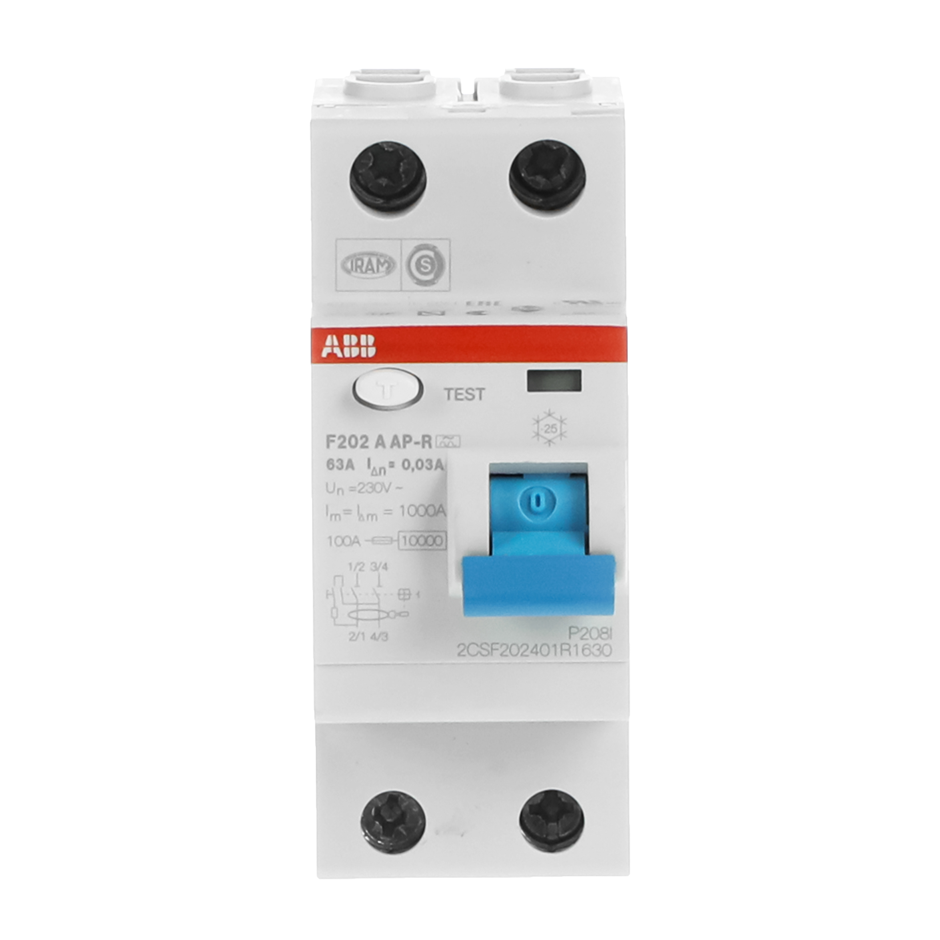 ABB 2CSF202401R1630 F202 A-63/0.03 AP-R