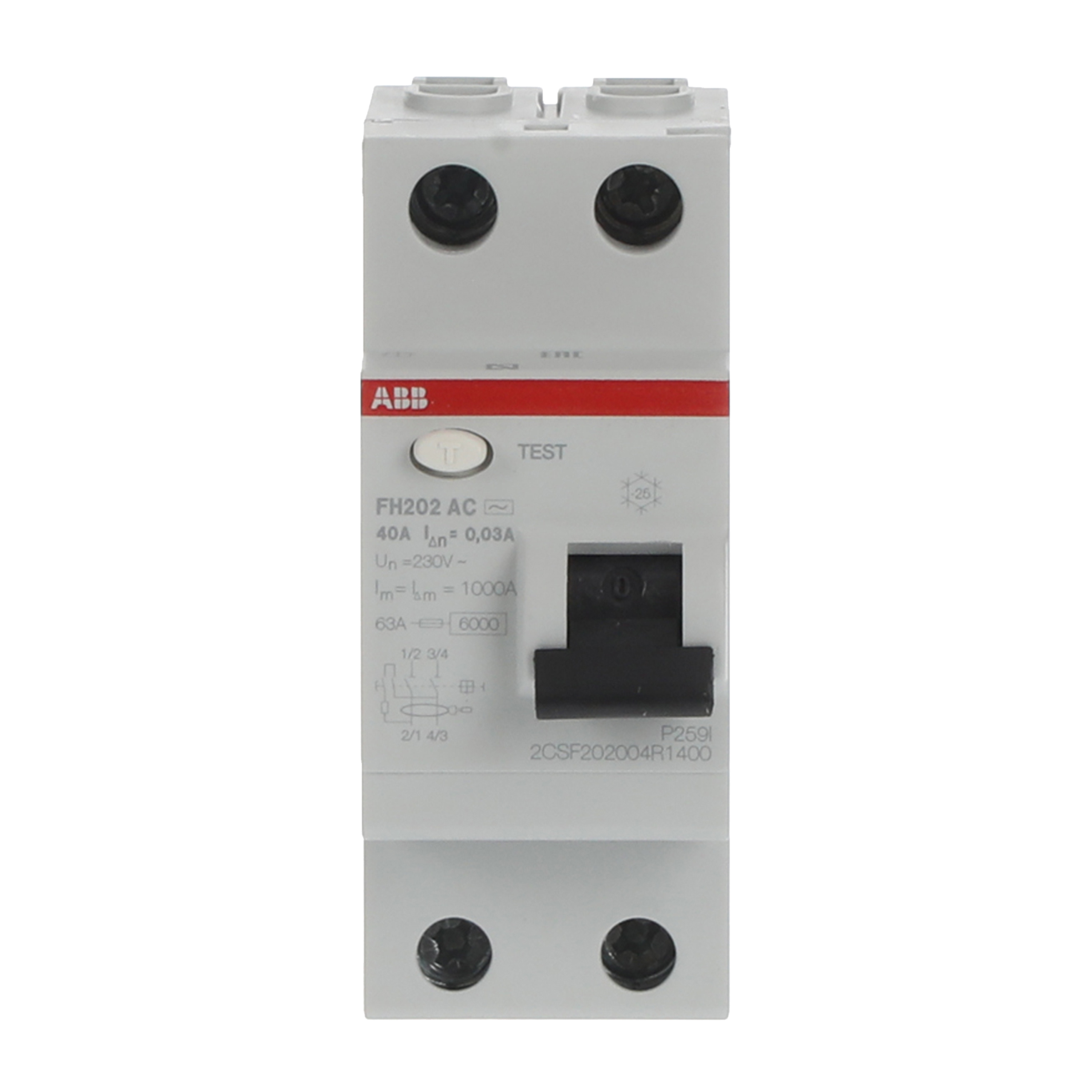 ABB 2CSF202004R1400 FH202 AC-40/0.03