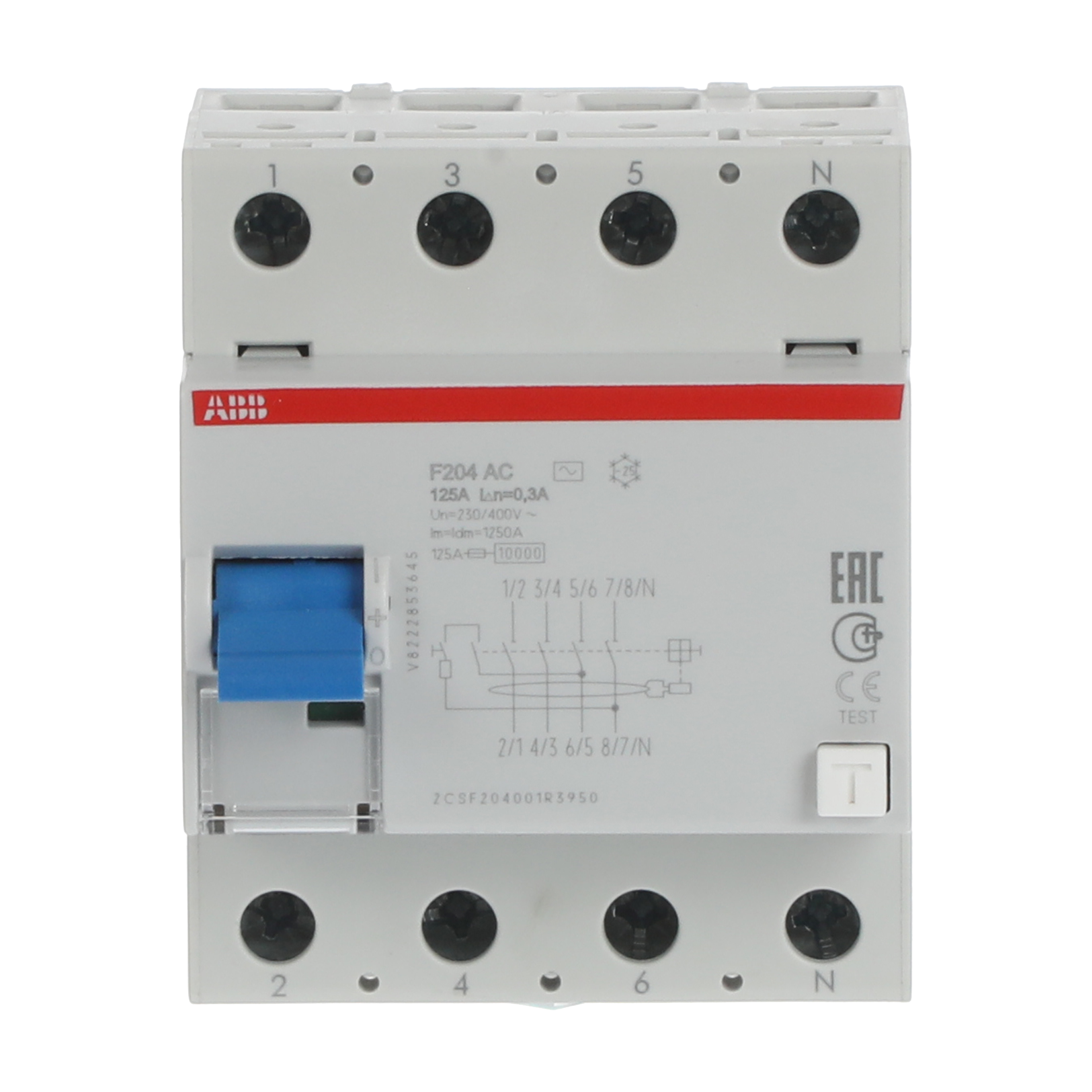 ABB 2CSF204001R3950 F204 AC-125/0.3