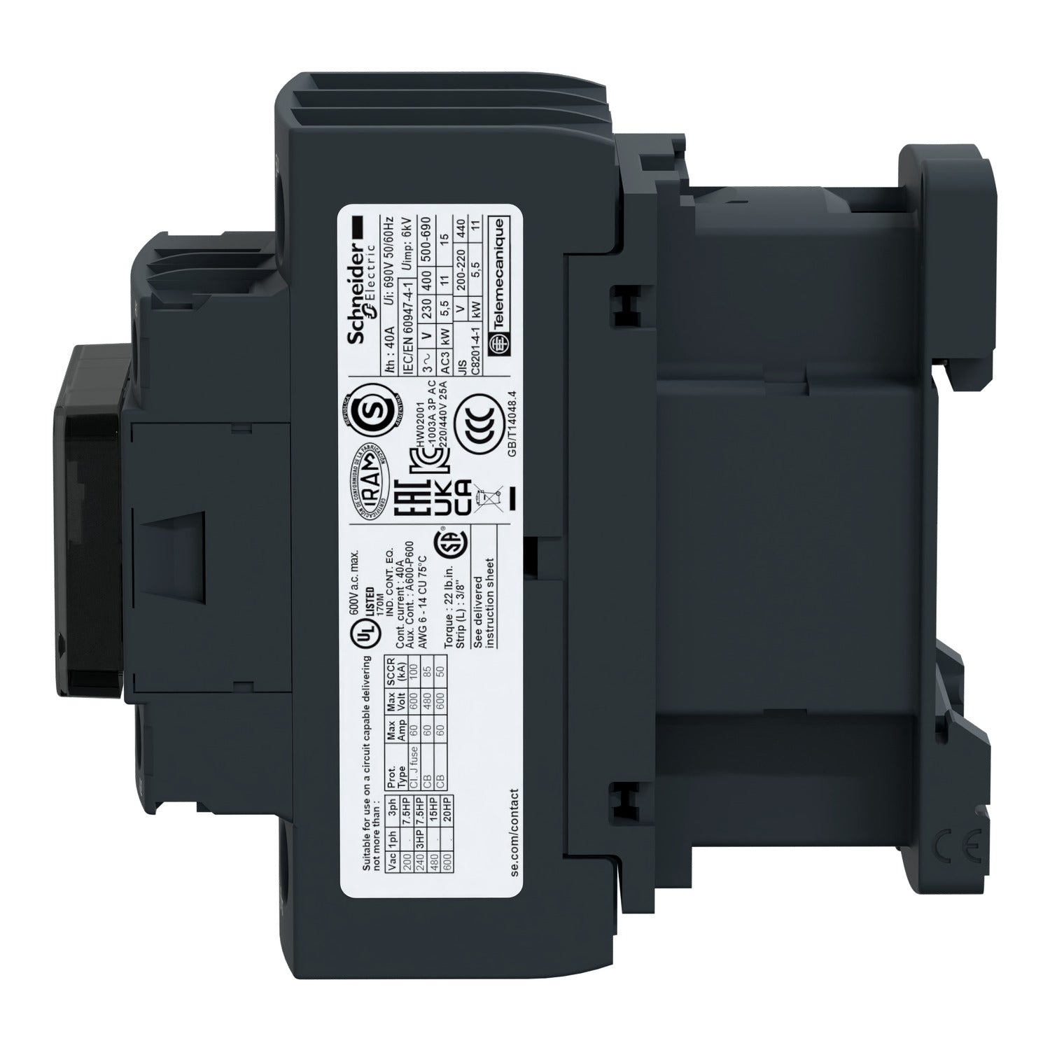 Schneider TeSys Deca Contactors – 9 A to 200 A | Stoklink – Page 3